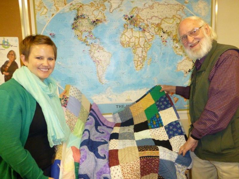 New Denver Quilt Guild donates quilts for our youth